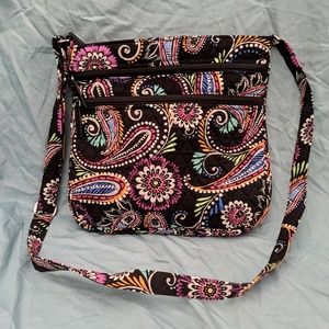 Vera Bradley Triple Zip Hipster in Bandana Swirl